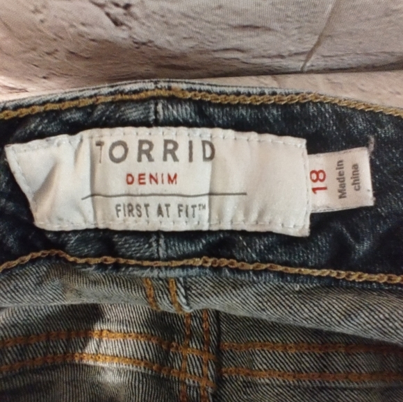 Torrid First at Fit Blue Skinny Jeans 18 - Picture 6 of 15